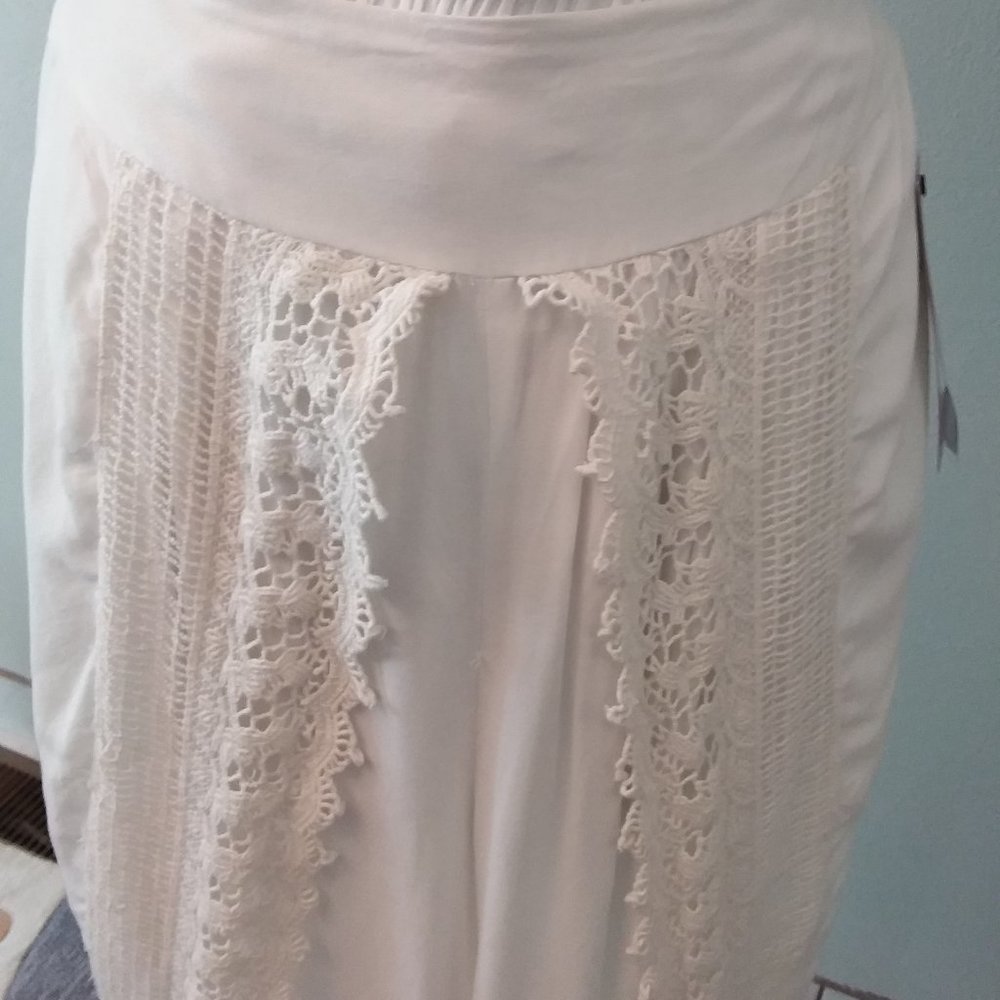 White Harem Pants NWT - Picture 2 of 5